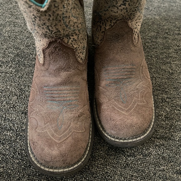 Ariat Woman’s Fatbaby Heritage Harmony Western Cowboy Boots 8 1/2 B rodeo - Picture 3 of 9